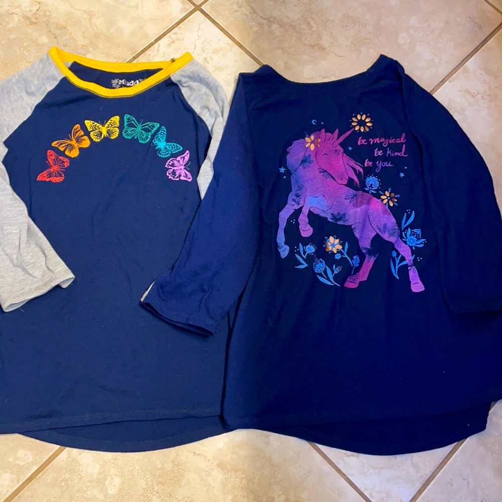 2 Mudd Little Girls Shirts